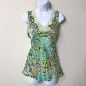 Jaloux Zalu 100% Silk Blouse S